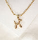 Balloon Dog Necklace - Gold
