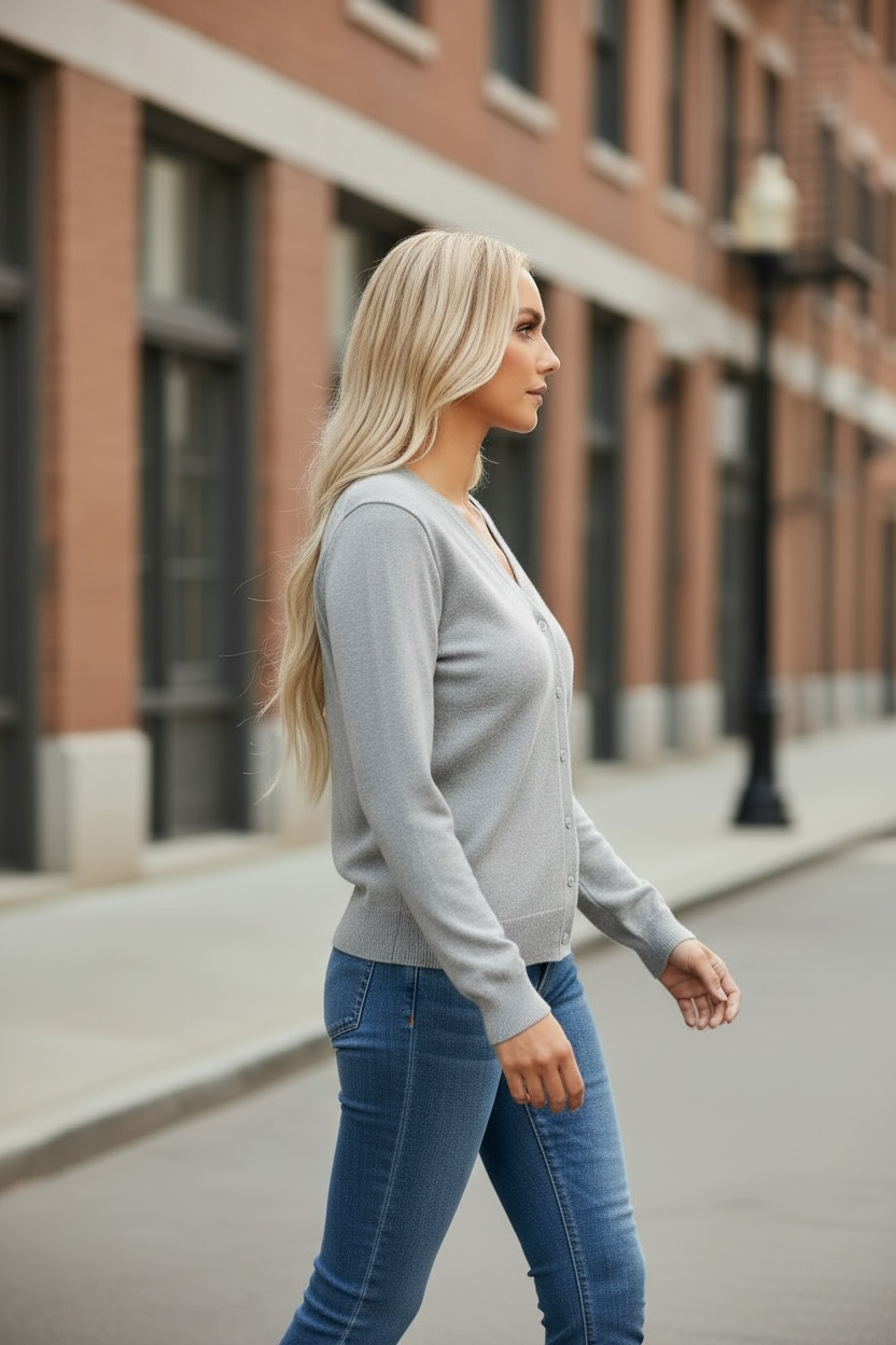 The Myla Cardigan - Grey