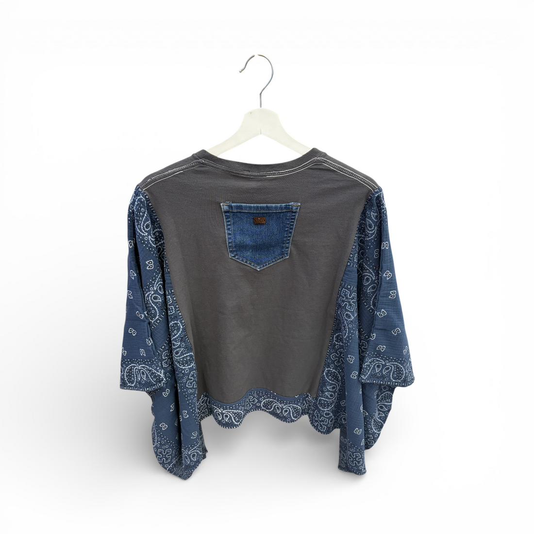 Pink Flyod Bandana Banded Pullover by Shannon Passero