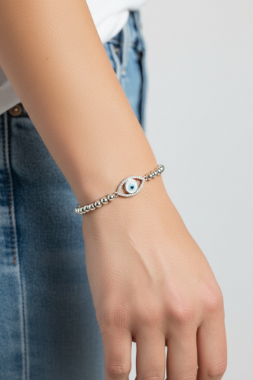 5904 evil eye stretchy bracelet