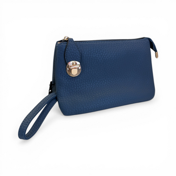 Large Triple Crossbody Bag - Navy