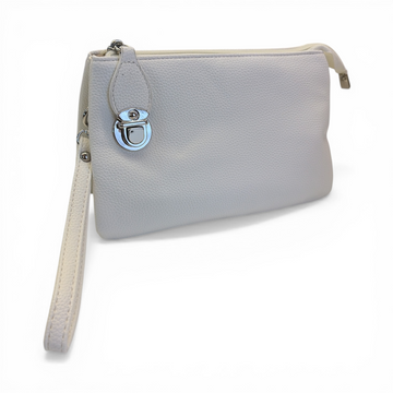 Large Triple Crossbody Bag - White