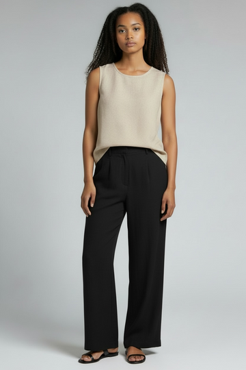 Linen Tank - Oatmeal