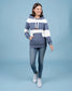 Wanakome - Lilia Grey Blue Striped Hoodie