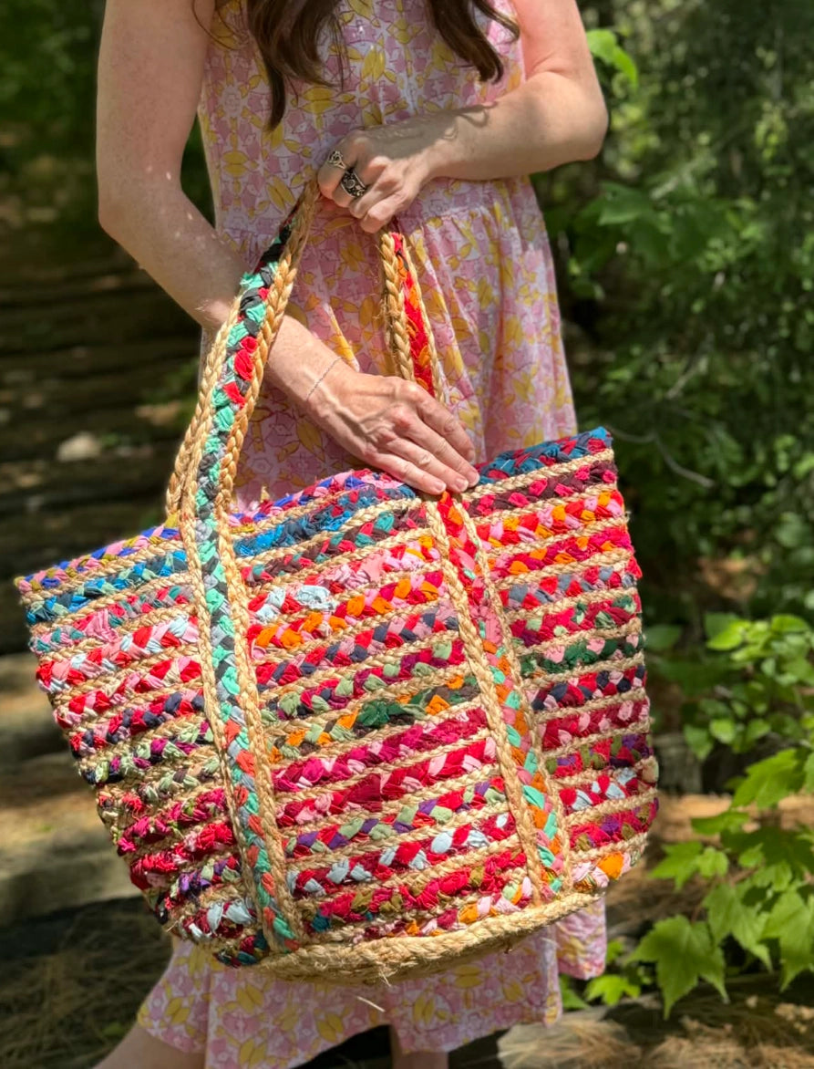 Colourful Jute Bag