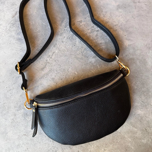 The Mello Crossbody Bag - Black