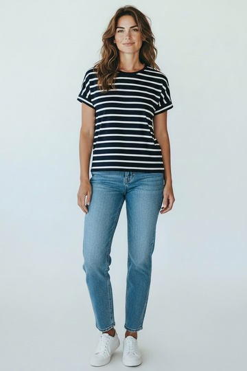The Perfect Boat Tee - Navy