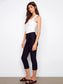 Charlie B Pull on Capris Pant - Navy