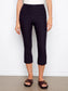 Charlie B Pull on Capris Pant - Navy