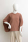 Black Friday - Minimalist Crew Neck Poncho - Mauve