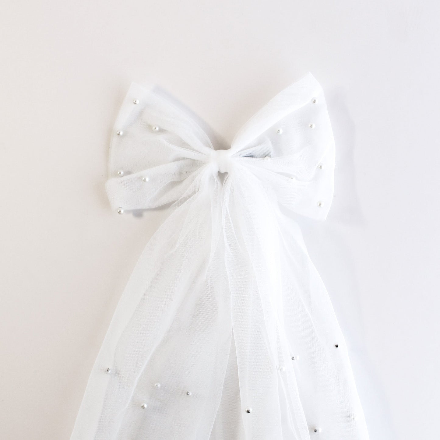 Hair Clip - Bow Pearls