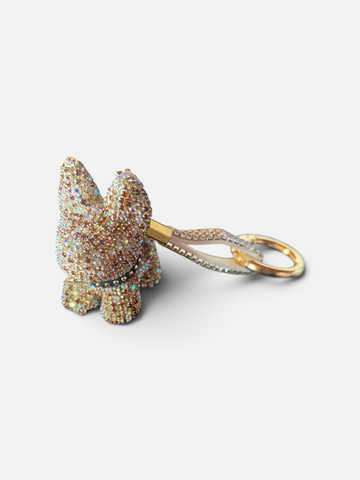 Sparkling Bag Charm - Champagne