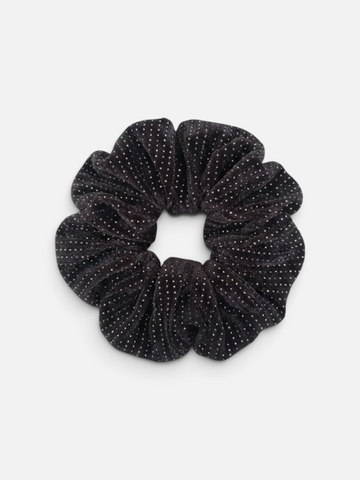 Black Sparkle Big Scrunchie