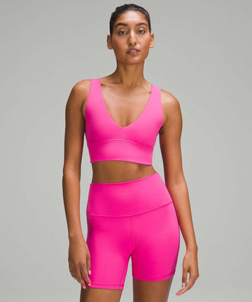 Preloved - Lululemon Align V-Neck Bra Sonic Pink