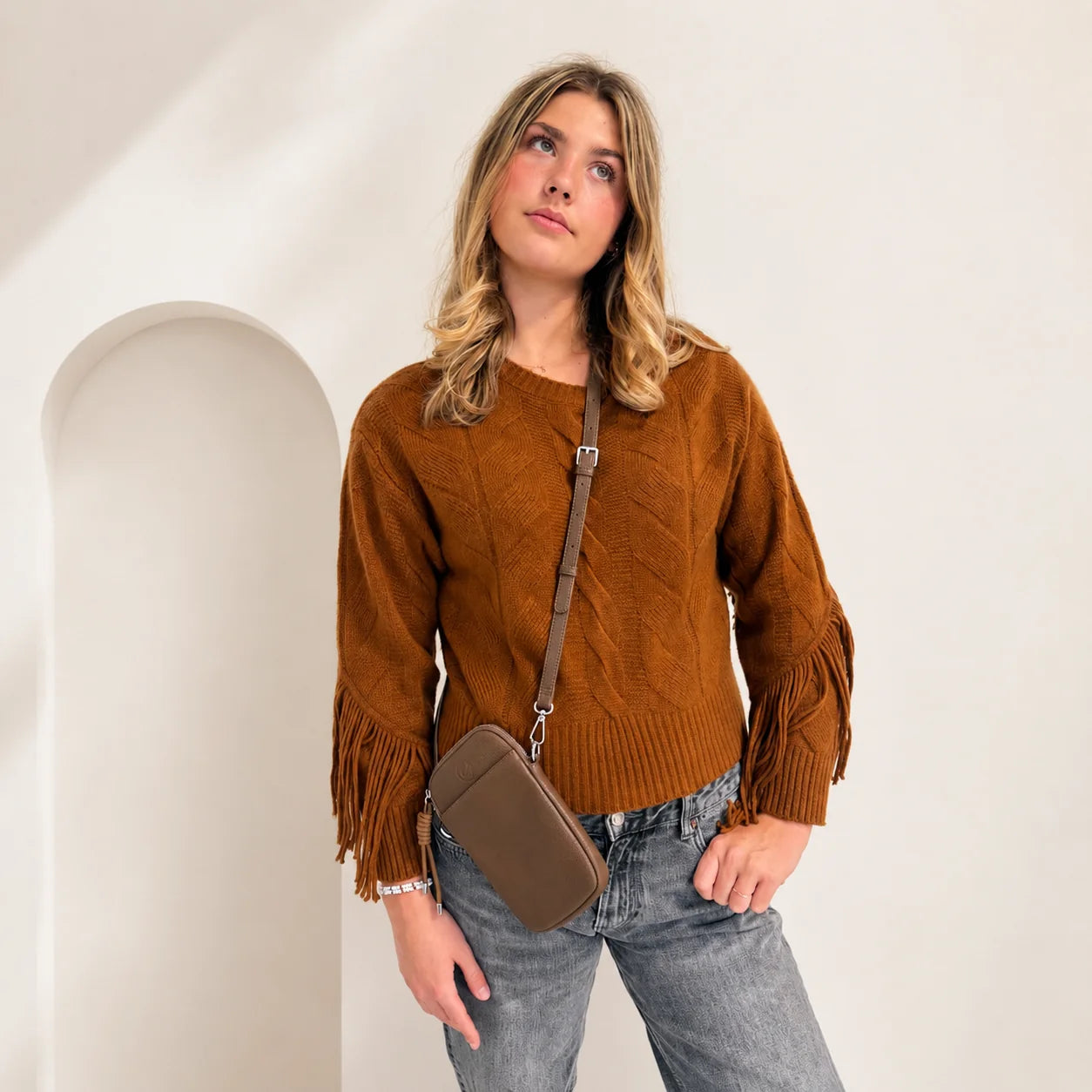Espe - Celia Crossbody Bag (Latte)