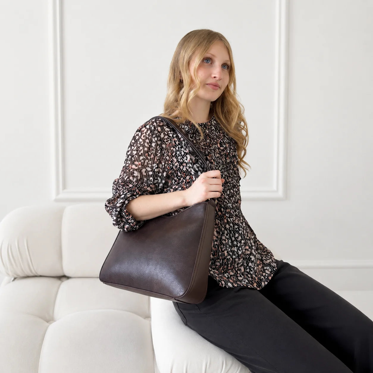 Espe - Sutton Crossbody Bag (Brown)