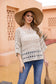 OFV - Tatula Oval Crochet Top - Beige