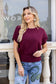 OFV - Elara’s Knit Top - Wine