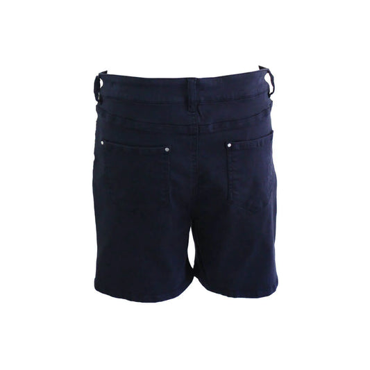 Renuar Lux Tencel Shorts- Navy