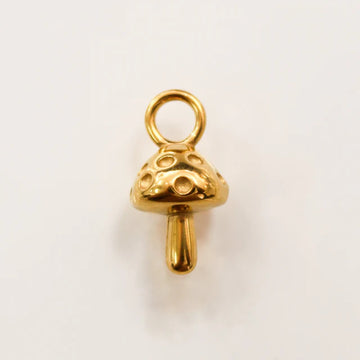Charm - Mushroom (Gold)