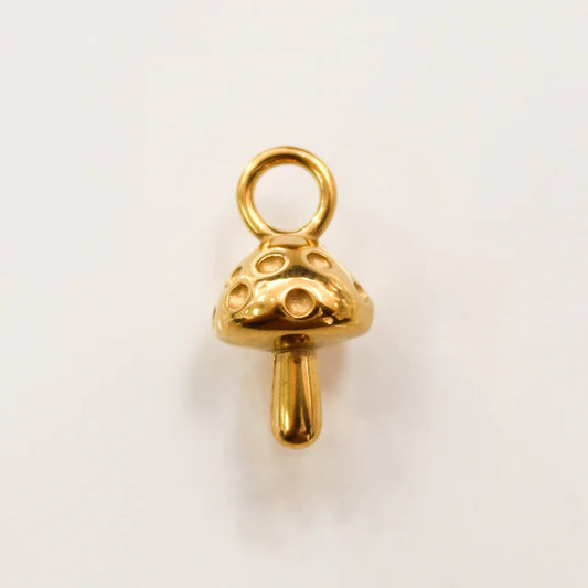 Charm - Mushroom (Gold)