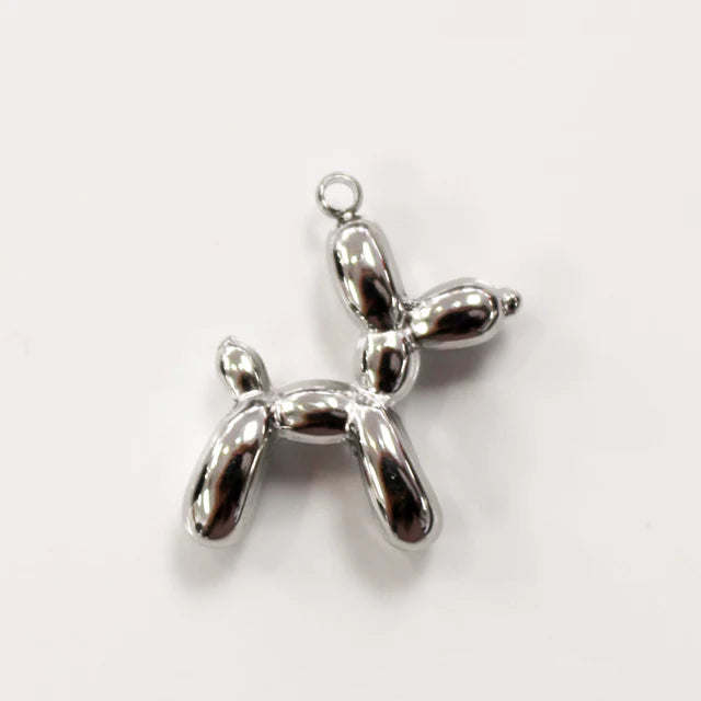 Charm - Balloon Dog (Silver)