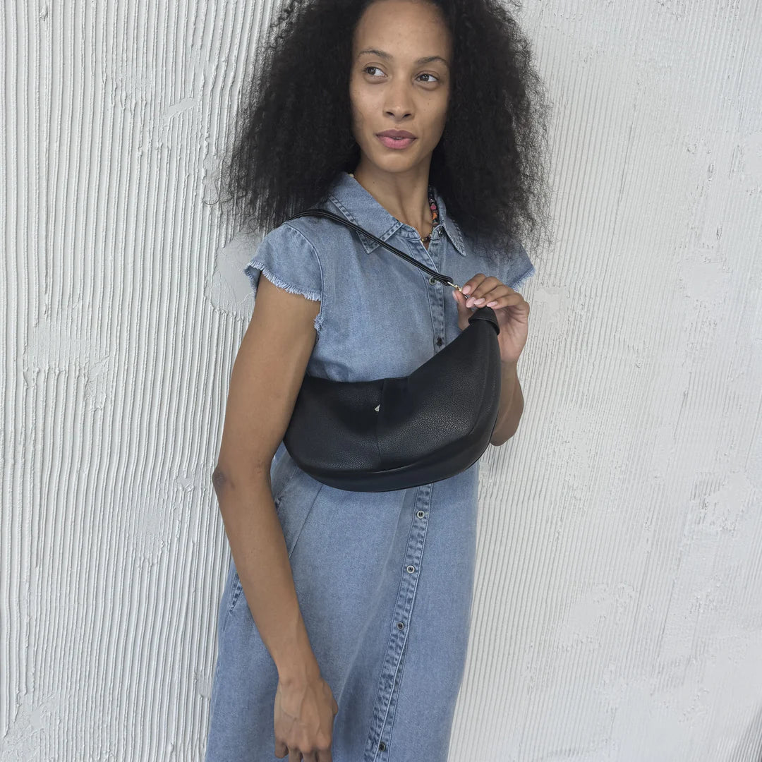Espe - Kingston Convertible Crossbody Shoulder Bag - Black