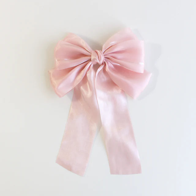 Hair Bow Clip - Pink