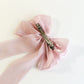 Hair Bow Clip - Pink