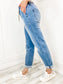 JUDY BLUE - HIGH RISE PULL-ON DENIM JOGGERS WITH DRAWSTRING