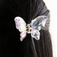 Butterfly Claw Clip | White Holographic