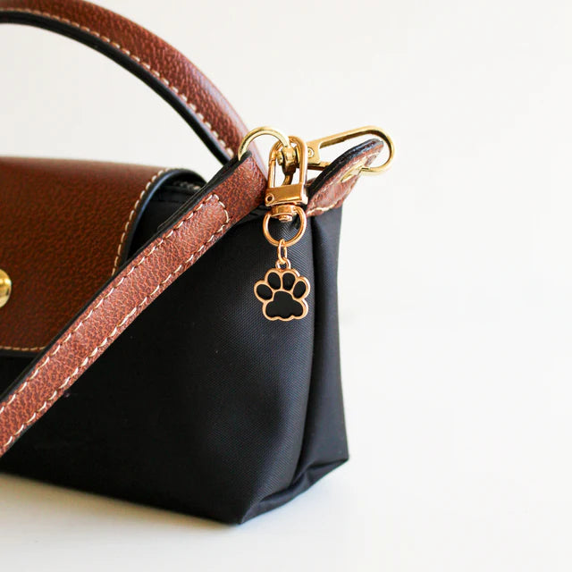 Key/Bag Charm - Paw (Black)
