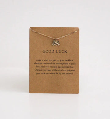 Good Luck Elephant Necklace