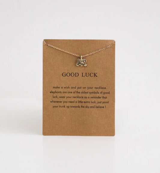 Good Luck Elephant Necklace