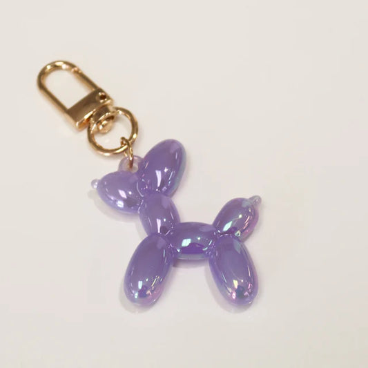 Key/Bag Charm - Balloon Dog Purple