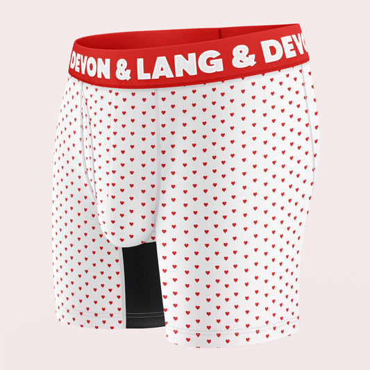 Devon & Lang Journey Boxers - Cinnamon Hearts