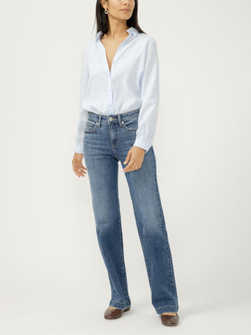 Silver Jeans - Avery High Rise Trouser Leg Jeans