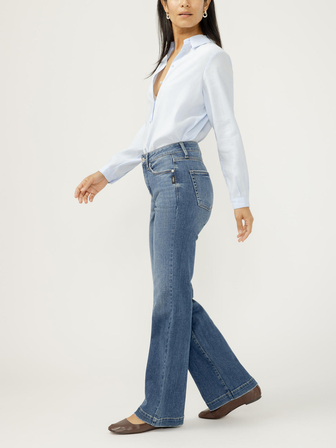 Silver Jeans - Avery High Rise Trouser Leg Jeans