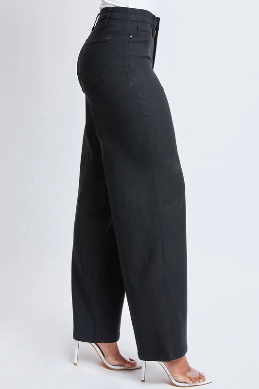 Hyperstretch Wide Leg Pants - Black