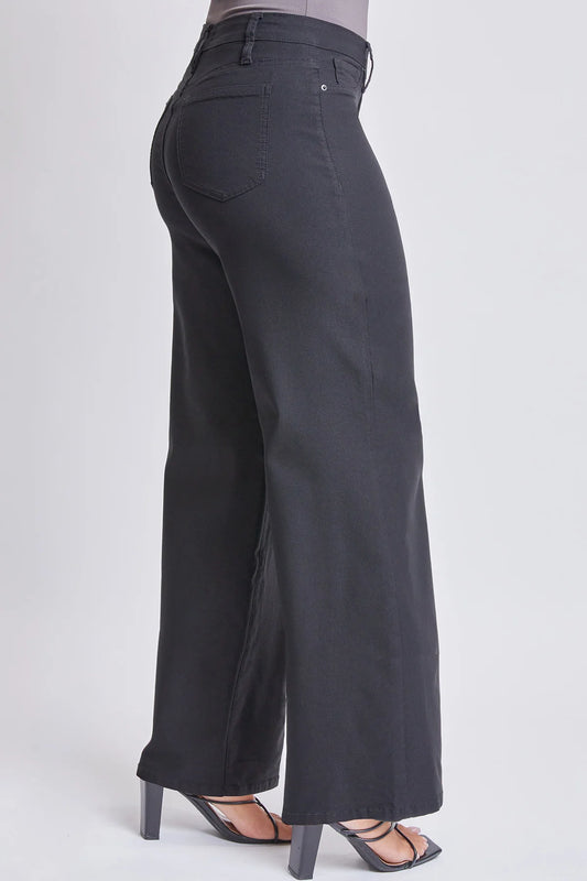 HYPERSTRETCH COLORED WIDE LEG - BLACK