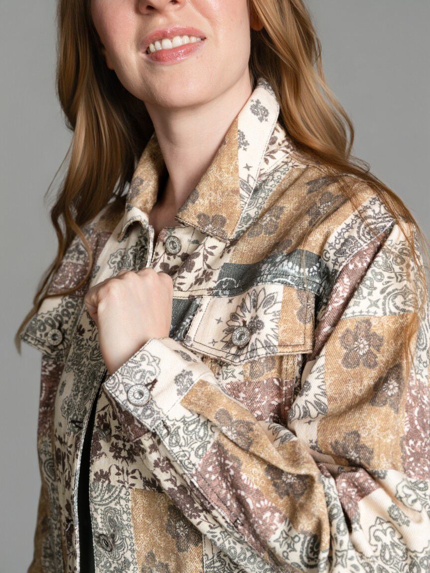 Papillon - Denim Patchwork Jacket