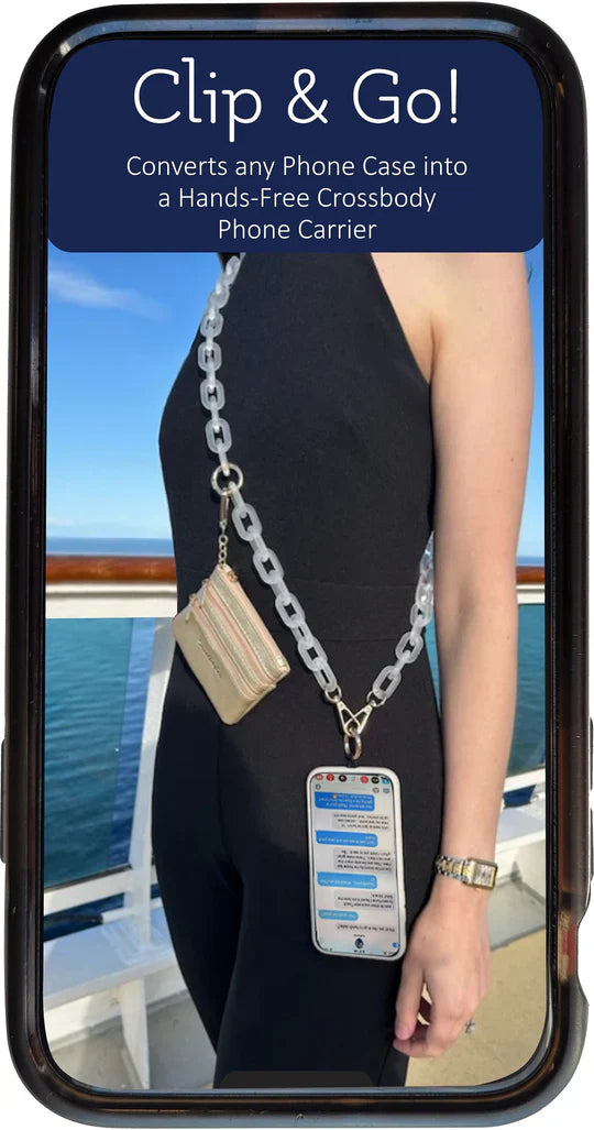 Save the Girls - Clip & Go - Ice Chain - Black