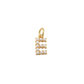 Charm - Alphabet Pearl (Gold)