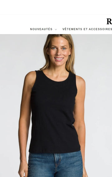 The Basic Cotton Tank - Black
