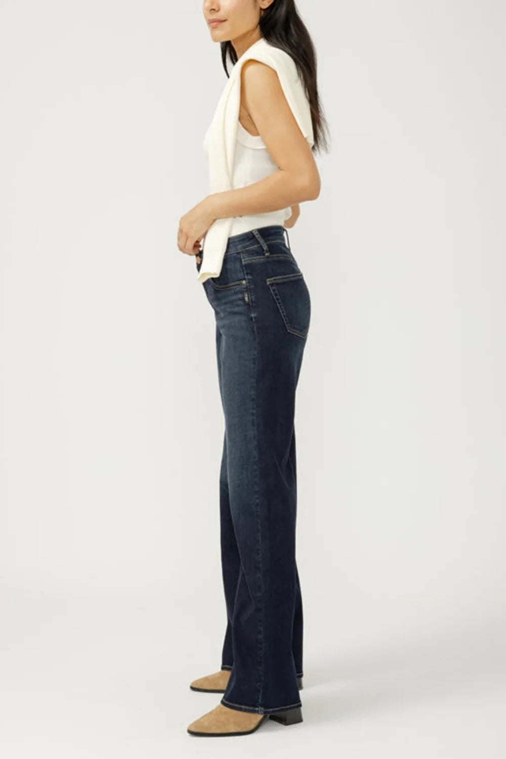 Silver Jeans - Suki Wide Leg Denim - Hollen