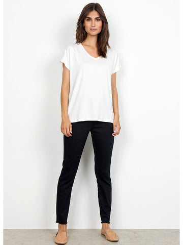 Soya Concept Marica V Neck T-shirt - White