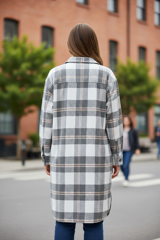 The Plaid Shacket Long Duster