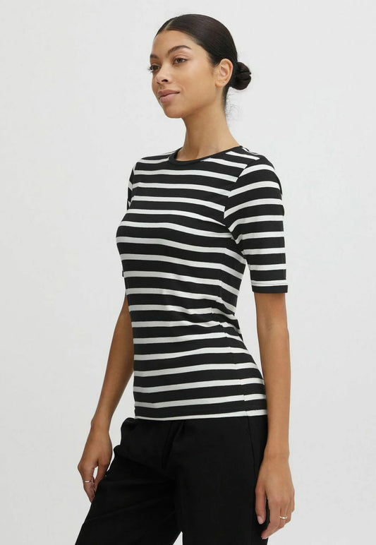 PRELOVED - KS / B.YOUNG STRIPED TSHIRT (S)