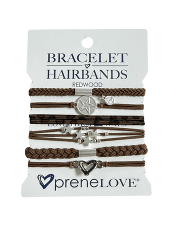 Prenelove - Bracelet Hair Bands - Redwood