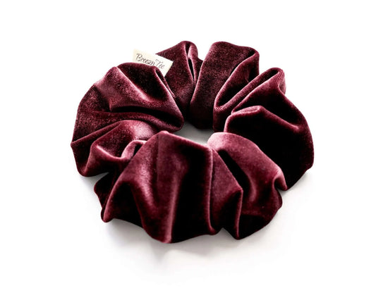 Velvet Scrunchie - Bordeaux